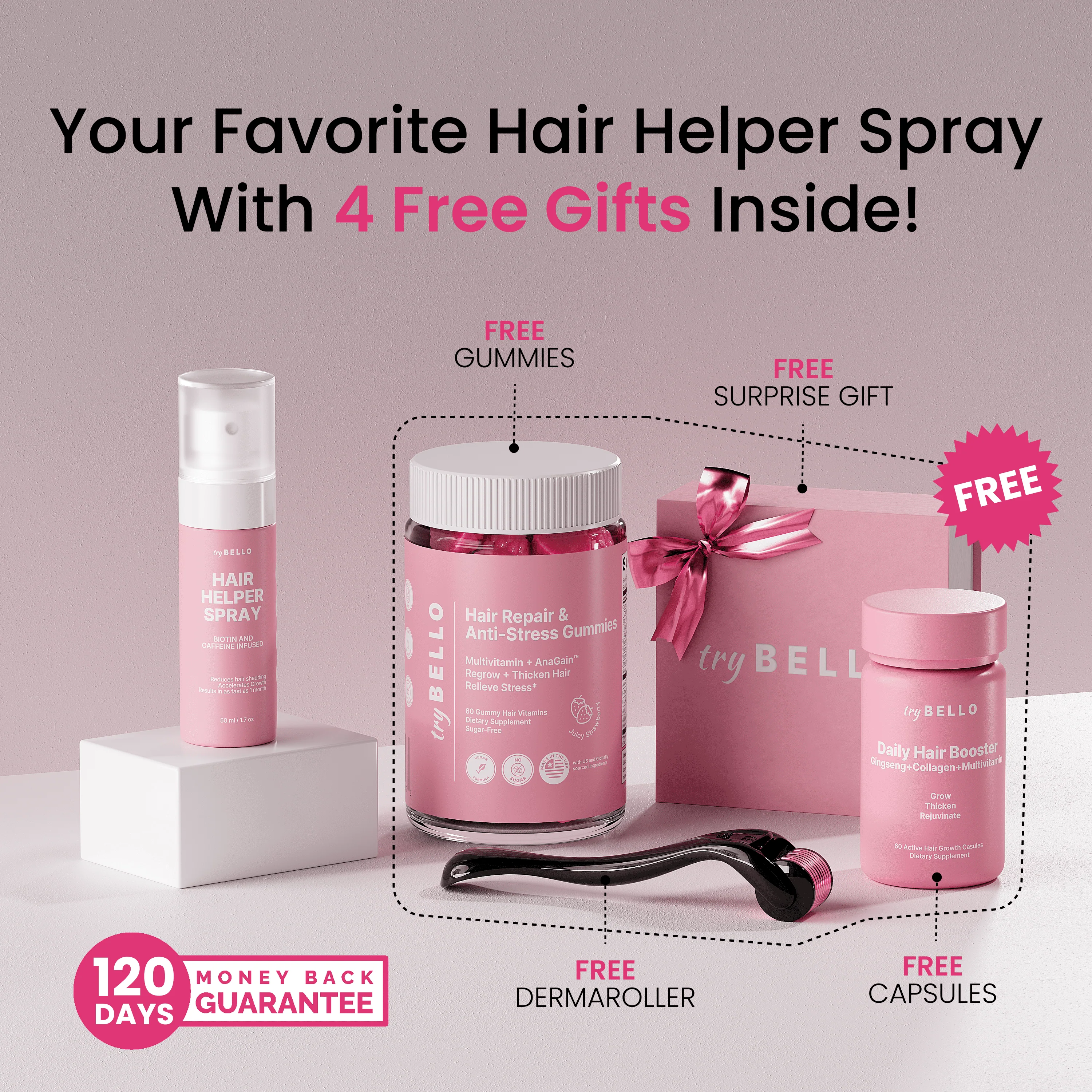 Bello Hair Helper Spray