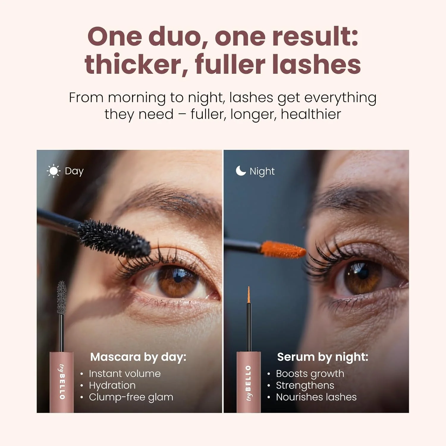 Eyelash Serum + Mascara Dual Wand