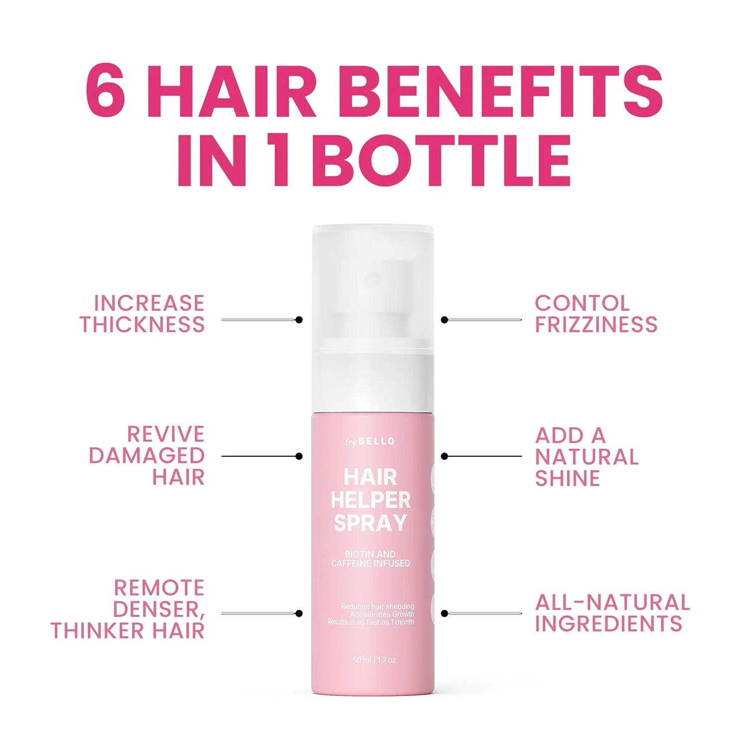 Bello Hair Helper Spray 4 Bello Hair Helper Spray