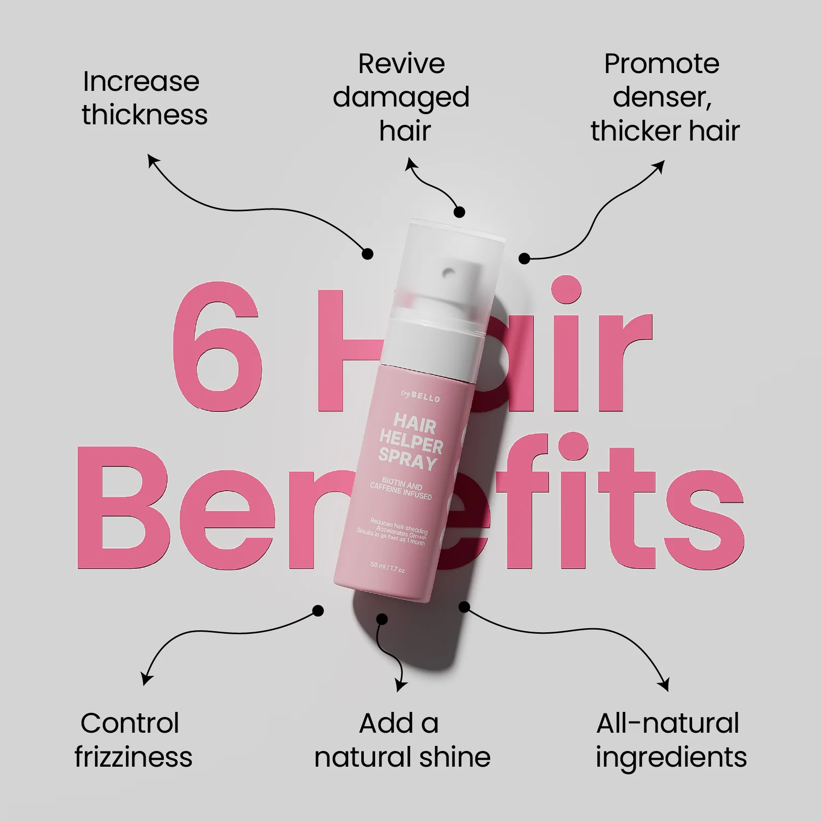 Bello Hair Helper Spray 6 Bello Hair Helper Spray